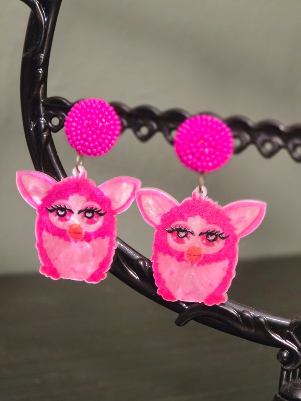 Furby Earrings